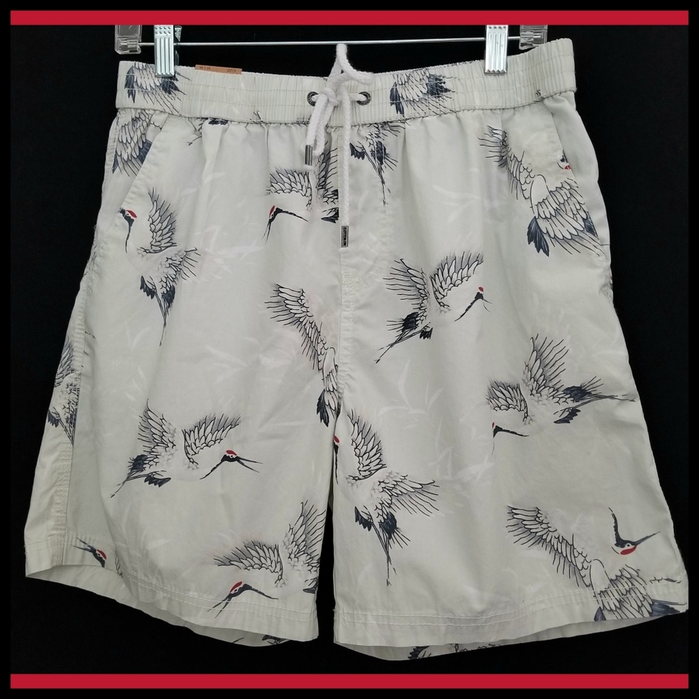 Cotton On*Bird Beach Shorts/Swim Trunks - Picture 1 of 7